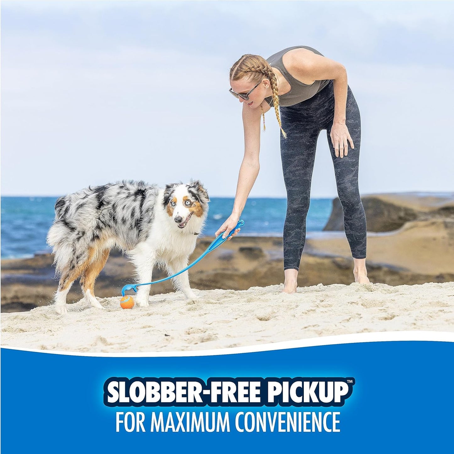 Chuckit! Dog Ball Launcher - Pro 18" with Medium (2.5"), Dog Fetch Ball Thrower, For Dogs 20-60 Pounds, Made in USA