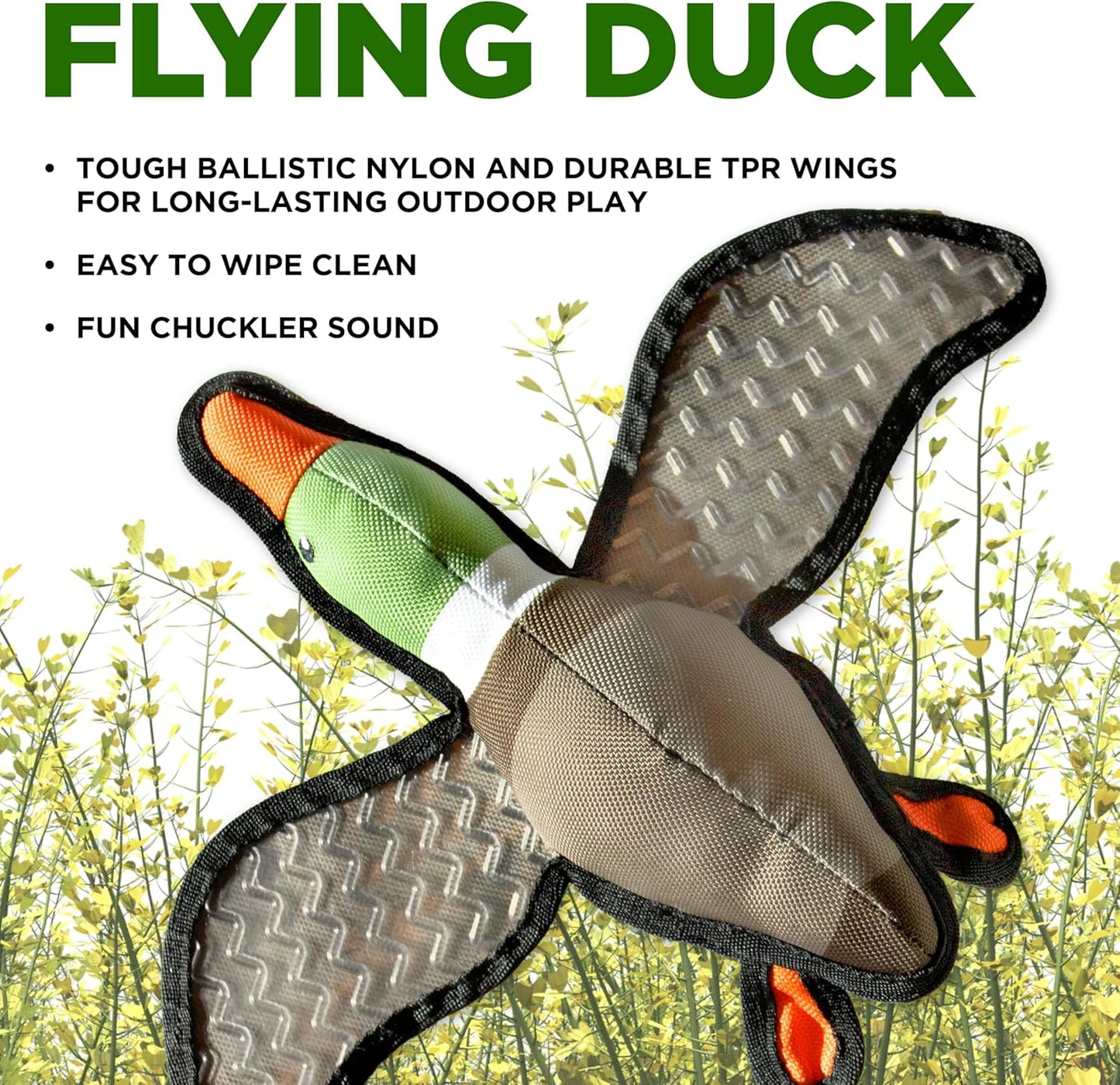 Dog Toys | Plush Toy Duck Stuffed Animal for Dogs | Outdoor Toy - Easy to Clean and Made from Non Toxic Materials