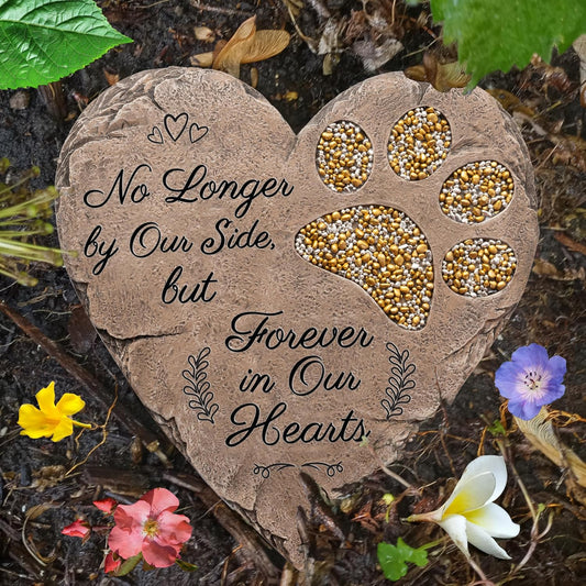 Dog Memorial Gifts for Loss of Dog Sympathy Gift - Rainbow Bridge Dog Memorial Stone for Remembrance Dog Passing Away Sympathy Gifts - Thoughtful Pet Loss Gifts - Brown
