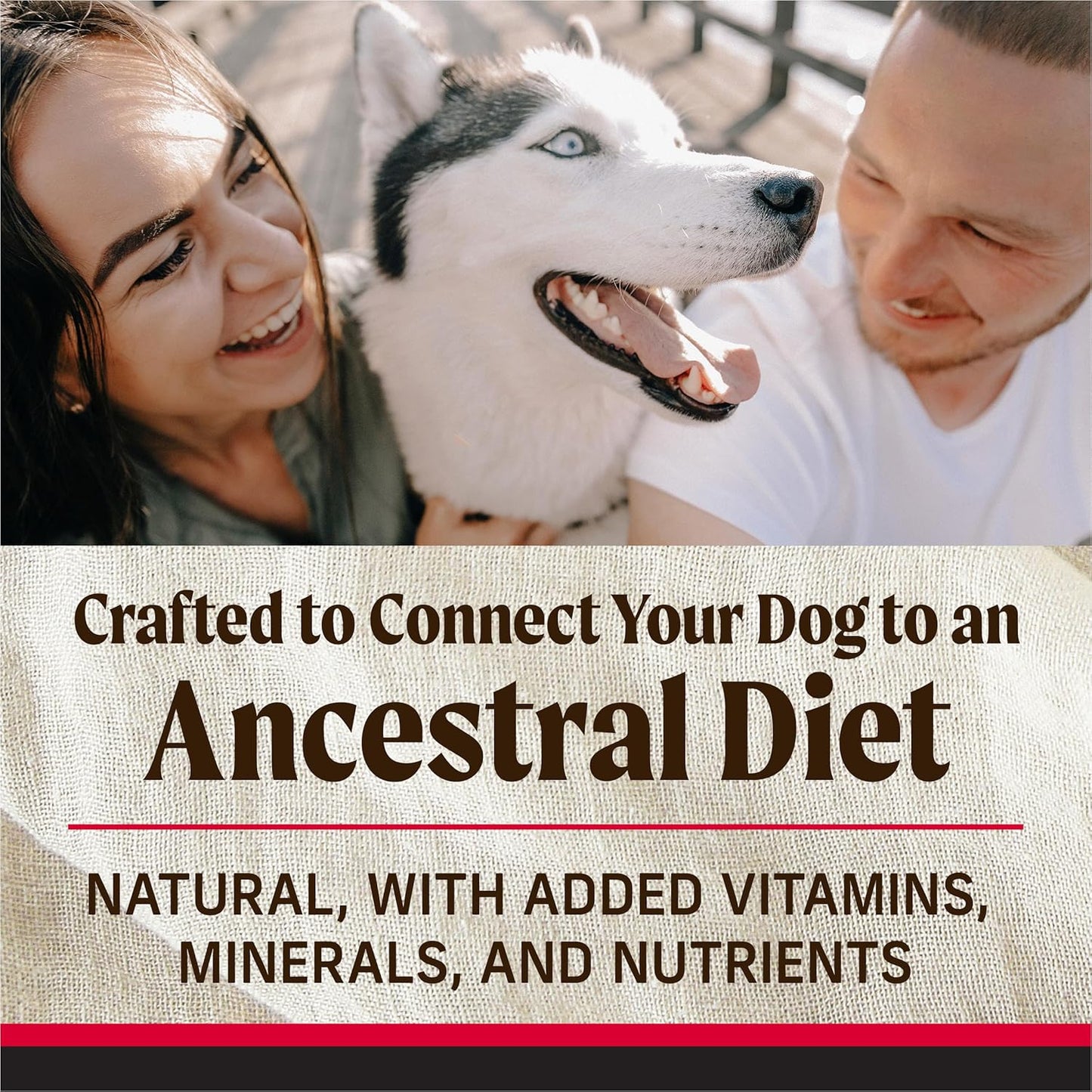 Merrick Backcountry Grain Free Dry Adult Dog Food Kibble With Freeze Dried Raw Pieces, Great Plains Red Recipe - 4.0 lb. Bag