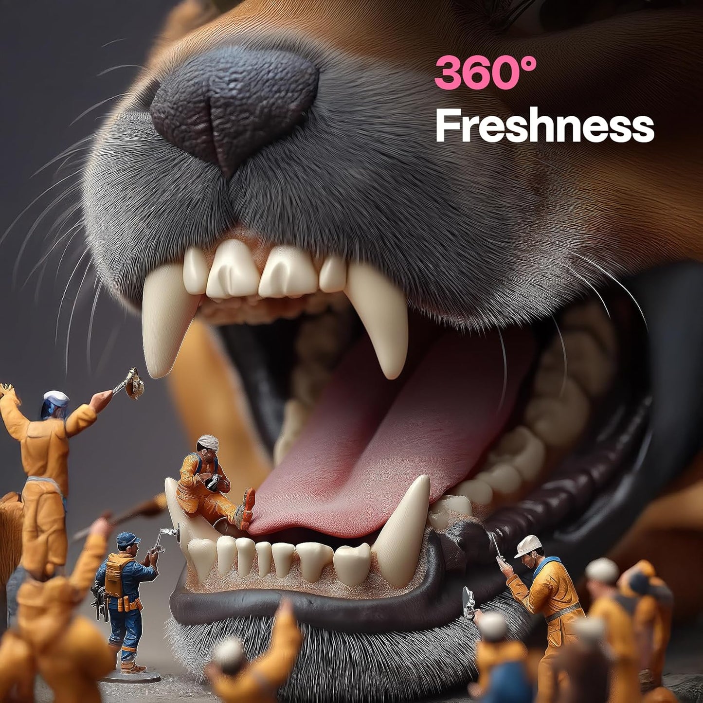 DOCO Dog Teeth Cleaning Wipes - Dog Tooth Brushing Kit, Remove Plaque & Tartar, Dental Freshen Breath, No Rinse, Easy Pet Tooth Cleaning Kit for Oral Care, Ideal for Cat Owners - Bacon Flavor, 100 ct.