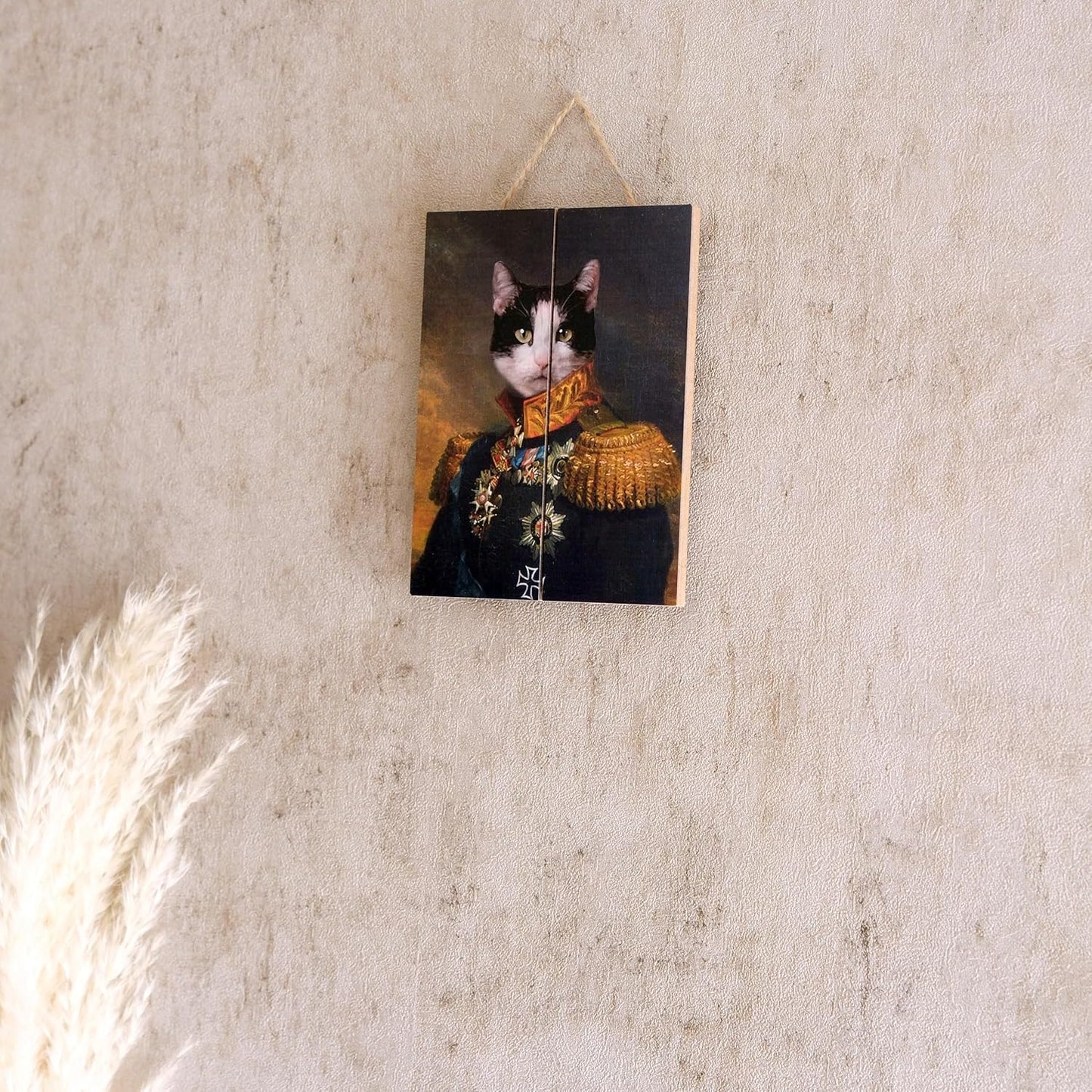 Custom Cat Memorial Wooden Photo Plaque Gift, Personalized Pet Remembrance Picture Frame, Sympathy Gift for Cat Loss, Pet Memorial Wall Art with Photo and Name (Cat Design)