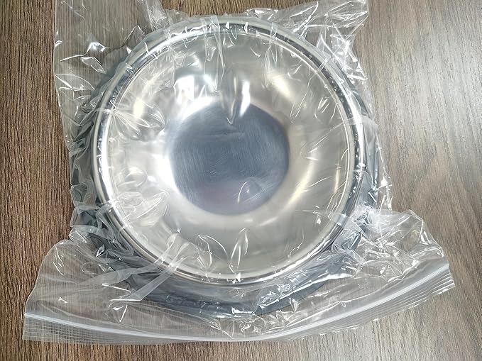 YUDANSI 2 Stainless Steel Dog Bowls, Puppy Cat Feeding Bowls, Shallow Cat Dish with Rubber Base, Mini and Small Pet Feeder Food Water Plate (XS-6oz)