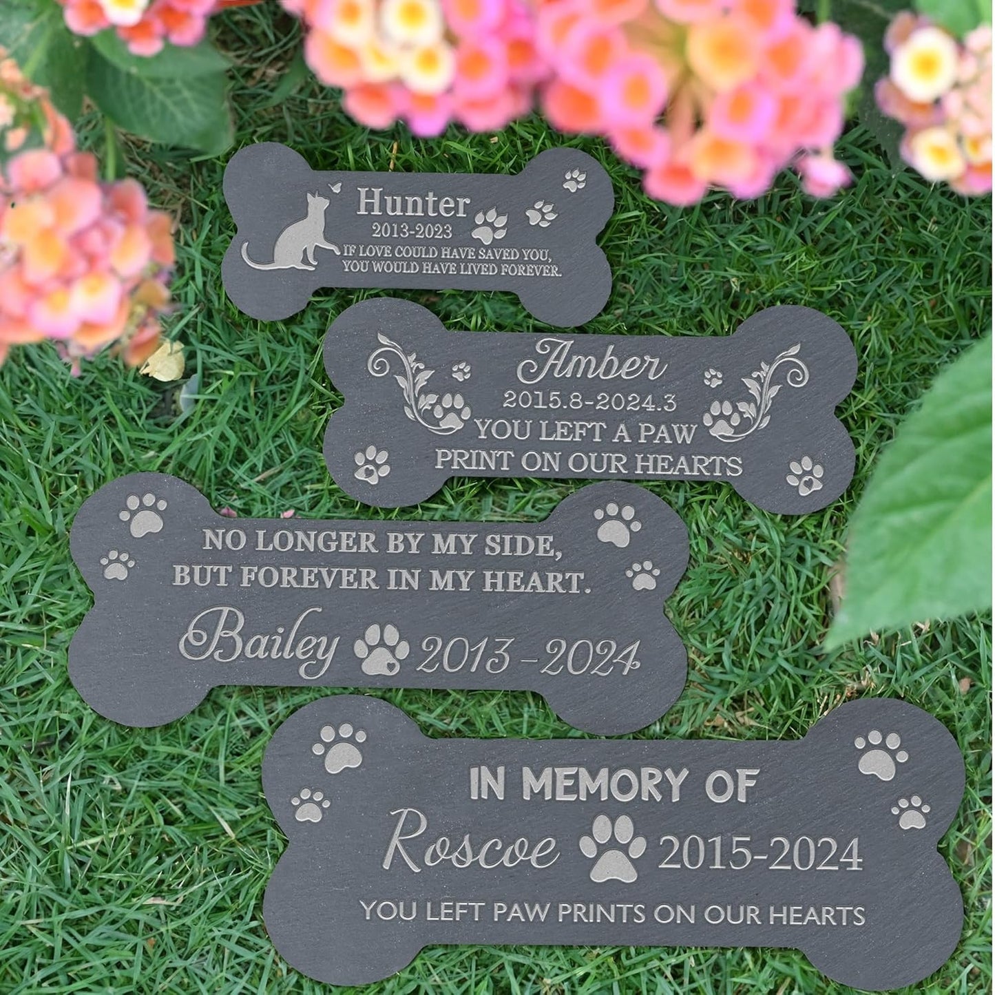 Pet Memorial Gift, Pet Memorial Stone, Dog Memorial Gifts for Loss of Dog, Pet Loss Sympathy Gift, Pet Remembrance Gifts, in Memory of Dog Cat - in Memory of Pet Bone