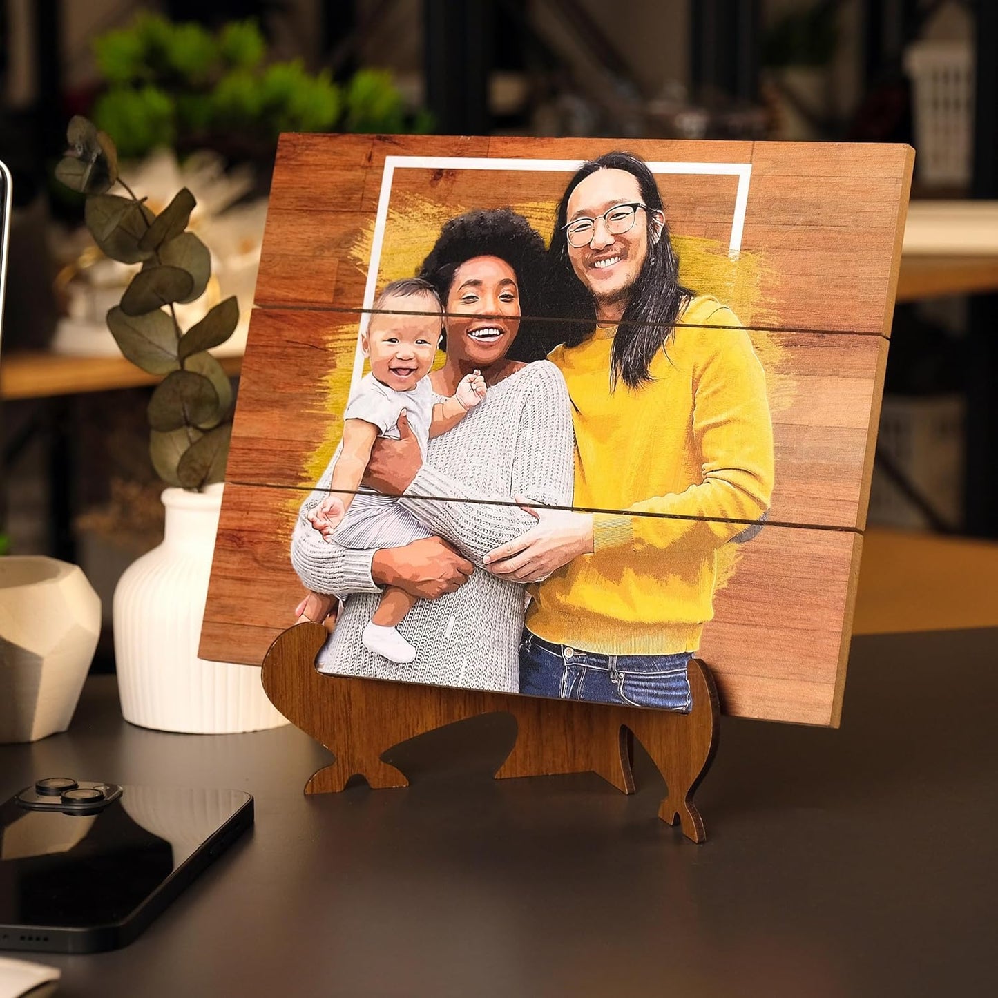 Custom Photo Printed on Wood, Personalized Wooden Picture for Wall Decor & Gifts, Rustic Home Decor, Wedding, Birthday, Valentine’s Day, Memorial, Your Photo on Wood