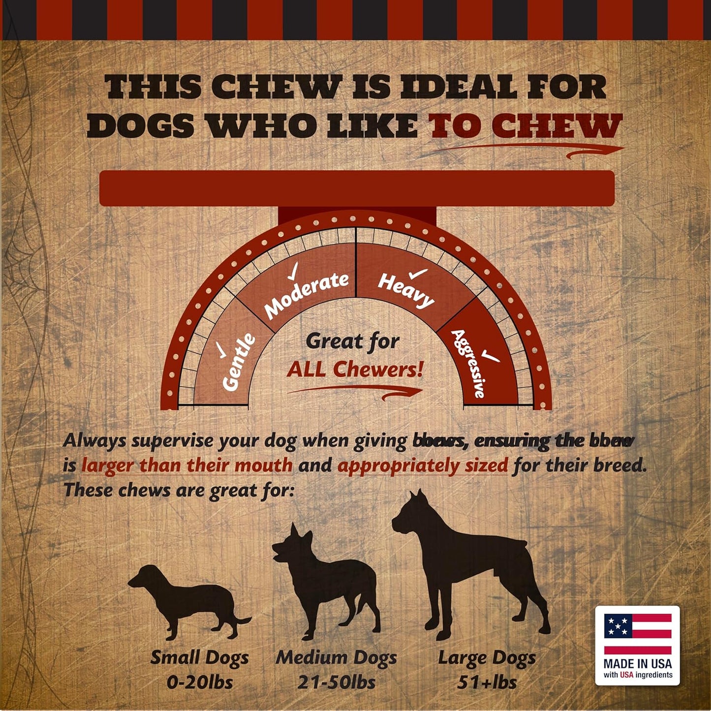 Filled Beef Trachea Dog Treat, for Dogs, Small Coffin Box, Made in The USA (1 Count) - Rawhide Free, No Bone