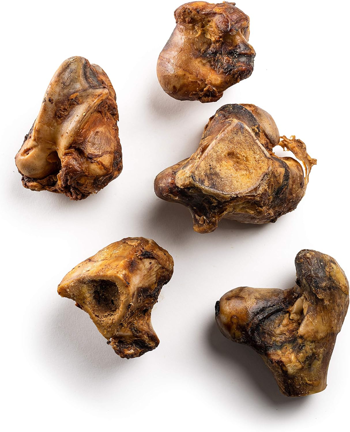 Jack & Pup Beef Knuckle Bones for Dogs, Natural Dog Knuckle Bones for Large Dogs – Savory Smoked Beef Flavor - 4 Pack