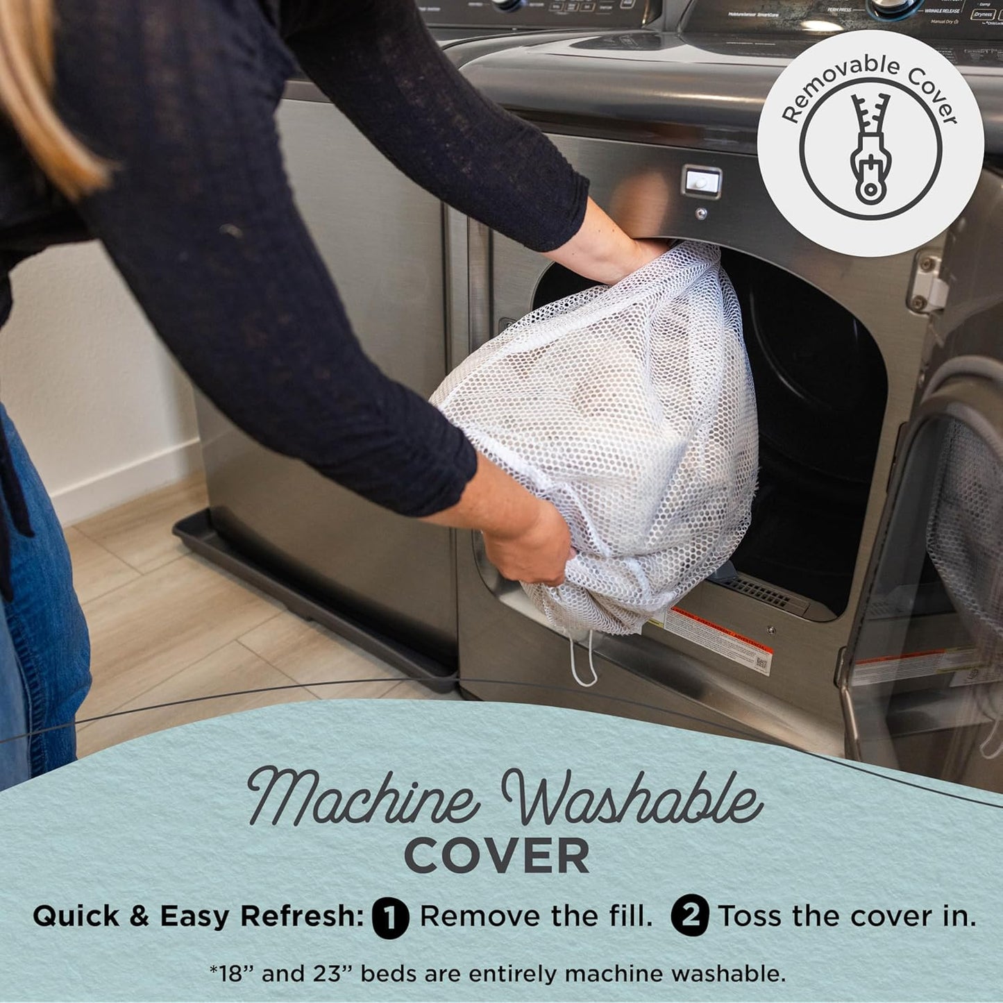 Best Friends by Sheri SnuggleSoft Faux Fur Calming Donut Bed for Dogs, Gray, Medium, 30x30