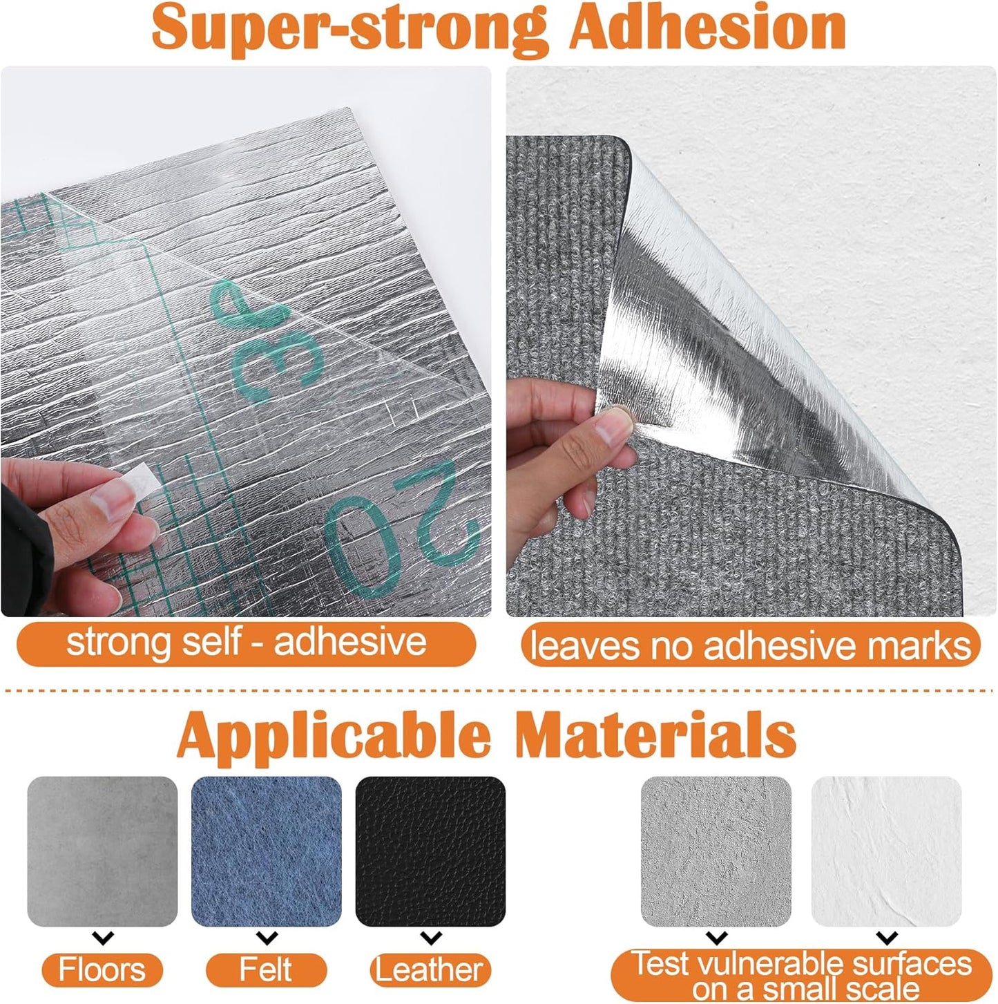 Cat Scratch Furniture Protector - 40" x 17" Trimmable Self-Adhesive Cats Claws Scratch Pads, DIY Cat Climbing Couch Protector for Scratch Post Cat Tree Replacement Indoor (Light Gray)