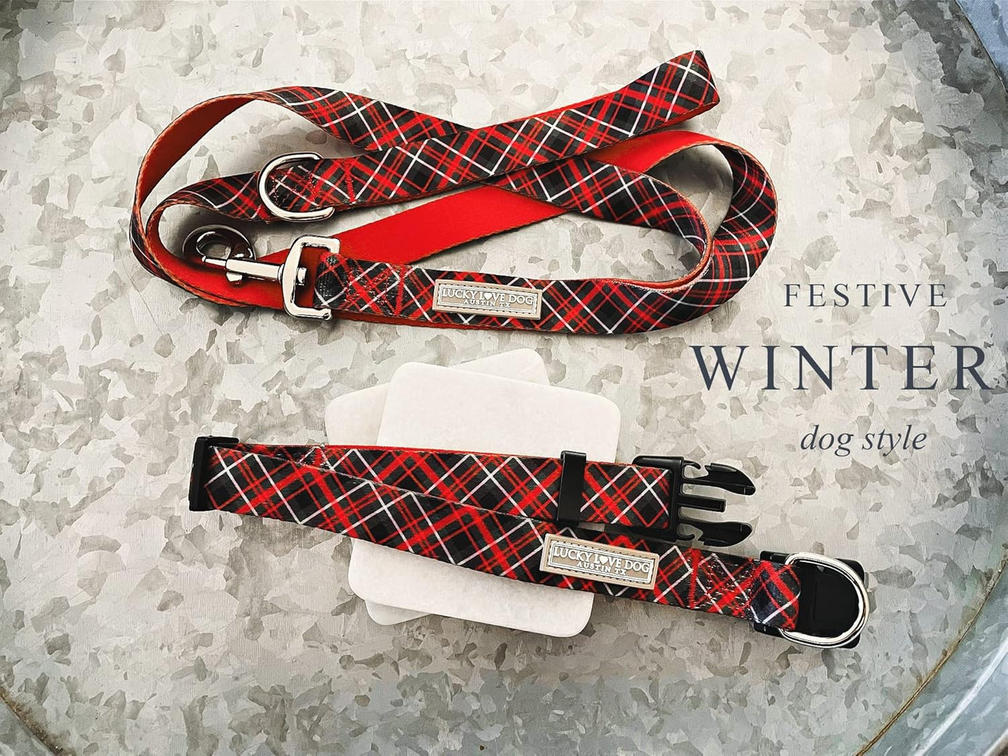 Lucky Love Dog - Adjustable Dog Collar with Easy Click Buckle for Small to Large Ones, Durable, & Comfortable for Male & Female Dogs, Pet Collar for Puppies & Adult Dogs - Heywood, X-Large