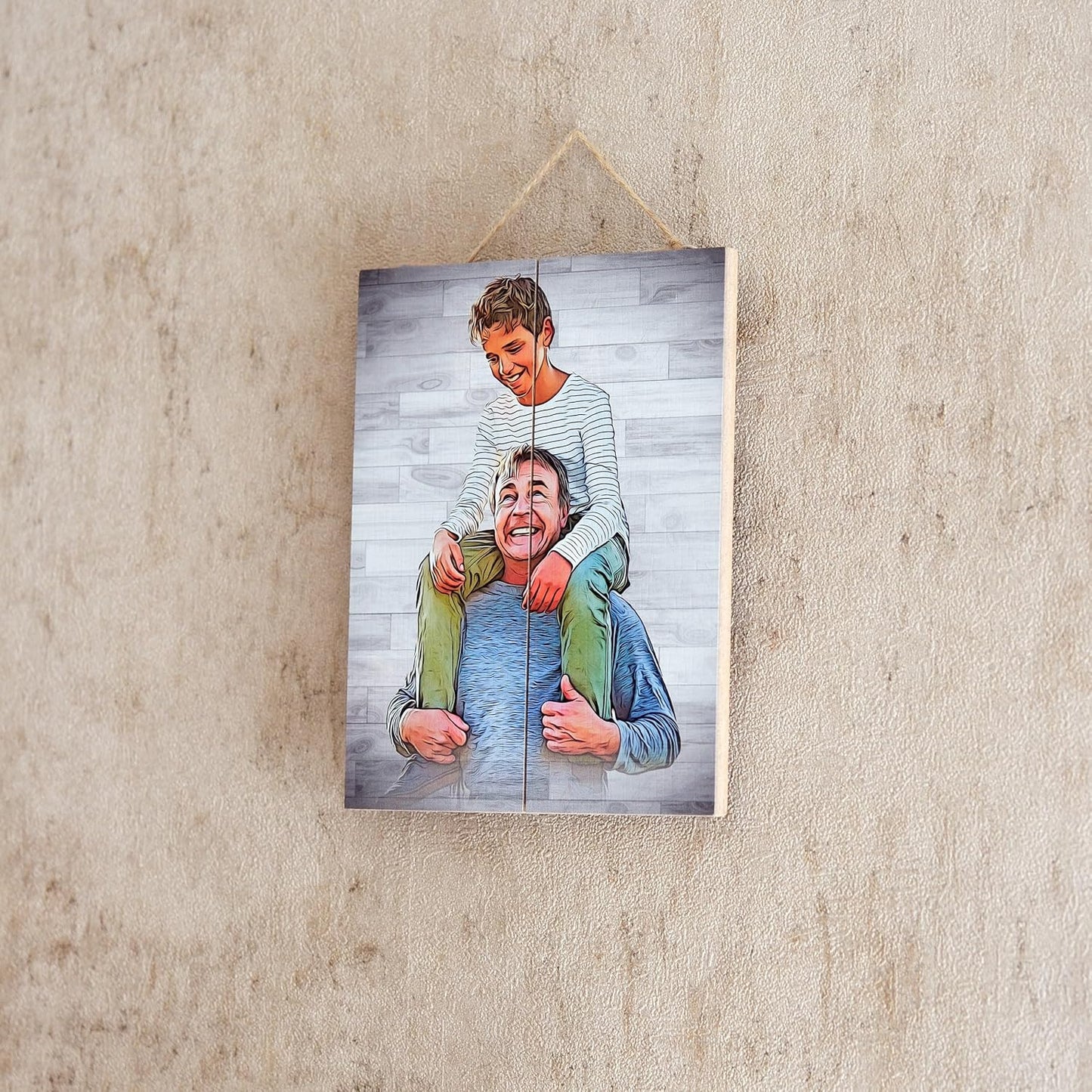 Custom Photo Printed on Wood, Personalized Wooden Photo Print, Valentine’s Day Gift for Him or Her, Picture Frames Personalized, Home Wall Decor