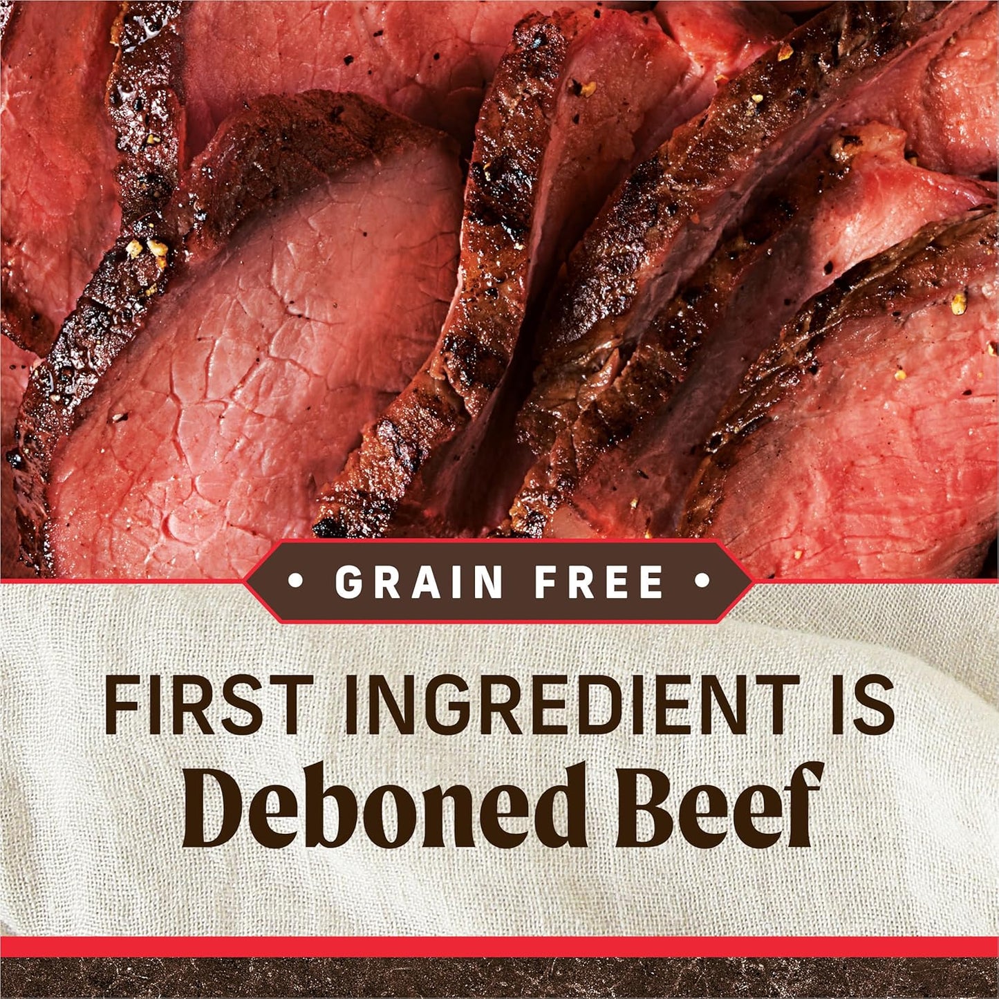 Merrick Premium Grain Free Dry Adult Dog Food, Wholesome And Natural Kibble With Beef, Bison And Sweet Potato - 22.0 lb. Bag