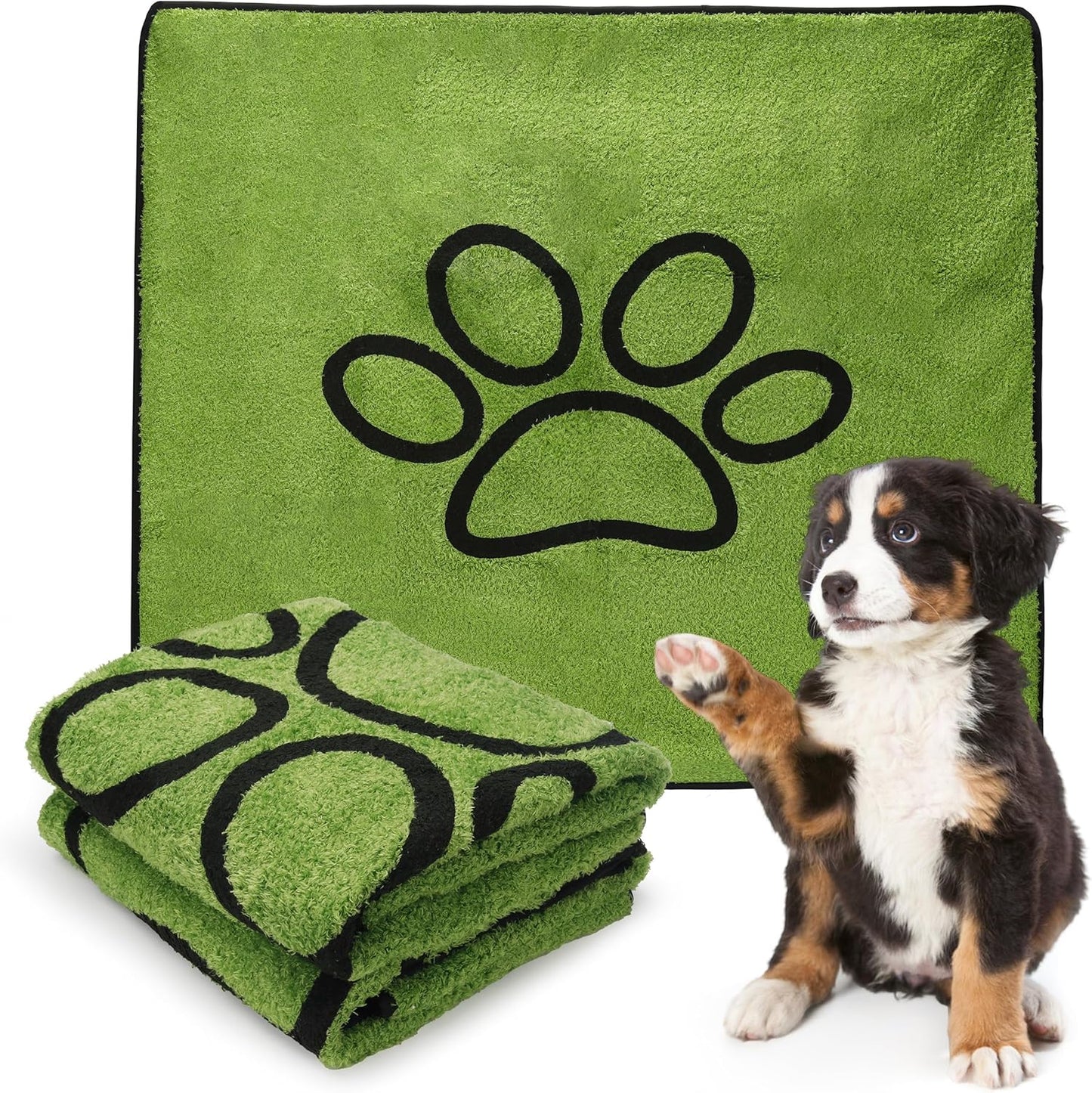 PatiencET Washable Pee Pads for Dogs, 36"x 41" Super Absorbent Reusable Puppy Pads for Pet Training, Housebreaking and Incontinence, 2 Pack Puppy Potty Pads with Leakproof Non-Slip Bottom