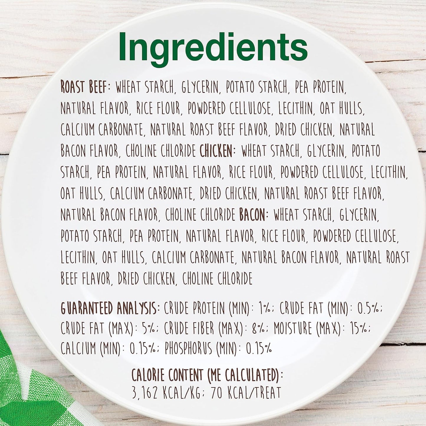 Nylabone Healthy Edibles Natural Dog Chews Long Lasting Chew Treats for Dogs, Roast Beef & Chicken Flavor, X-Small/Petite (3 Count)