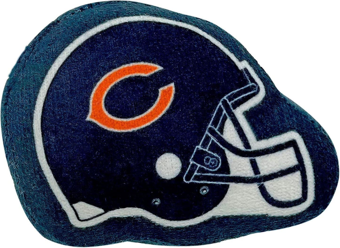 Best Plush CAT Toy - NFL Chicago Bears Complete Set of 3 Piece Cat Toys Filled with Fresh Catnip. Includes: 1 Helmet Cat Toy, 1 Football Cat Toy with Feathers & 1 Beer Bottle. Beautiful Team Logos
