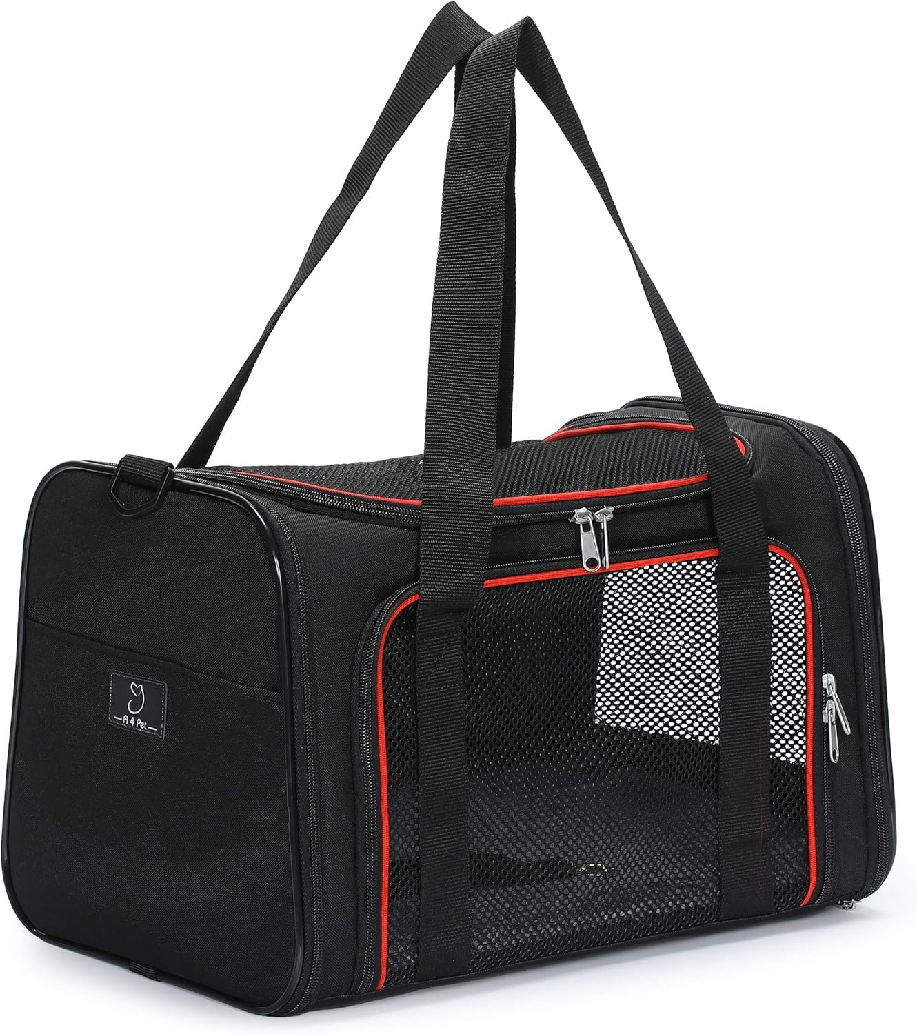 A4Pet Airline Approved Cat Carrier Dog Carriers, Soft-Sided Portable Pet Travel Washable Carrier for Puppy