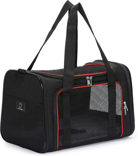A4Pet Airline Approved Cat Carrier Dog Carriers, Soft-Sided Portable Pet Travel Washable Carrier for Puppy