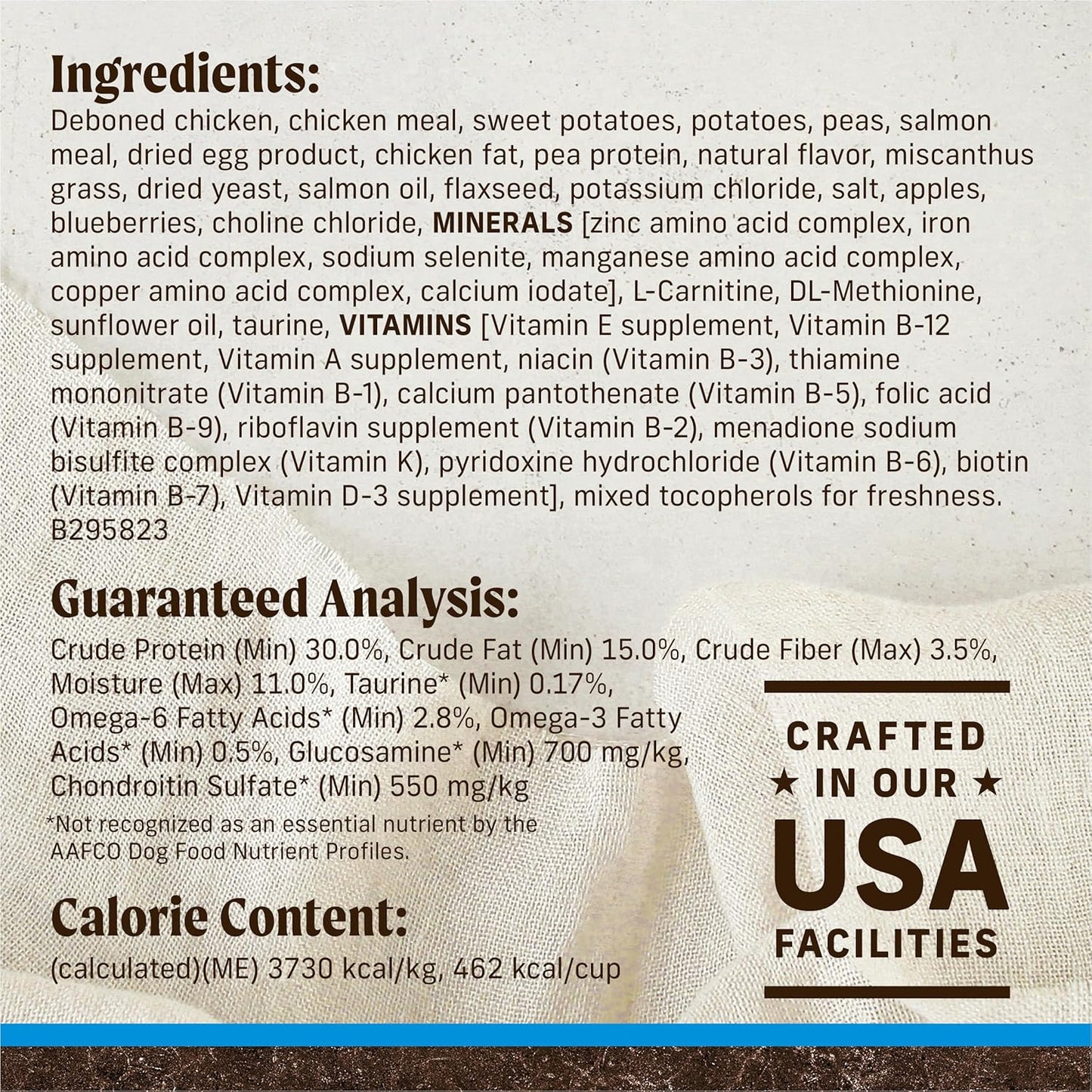 Merrick Grain Free Premium Large Breed Dry Dog Food, Wholesome and Natural Kibble, Chicken and Sweet Potato - 22.0 lb. Bag