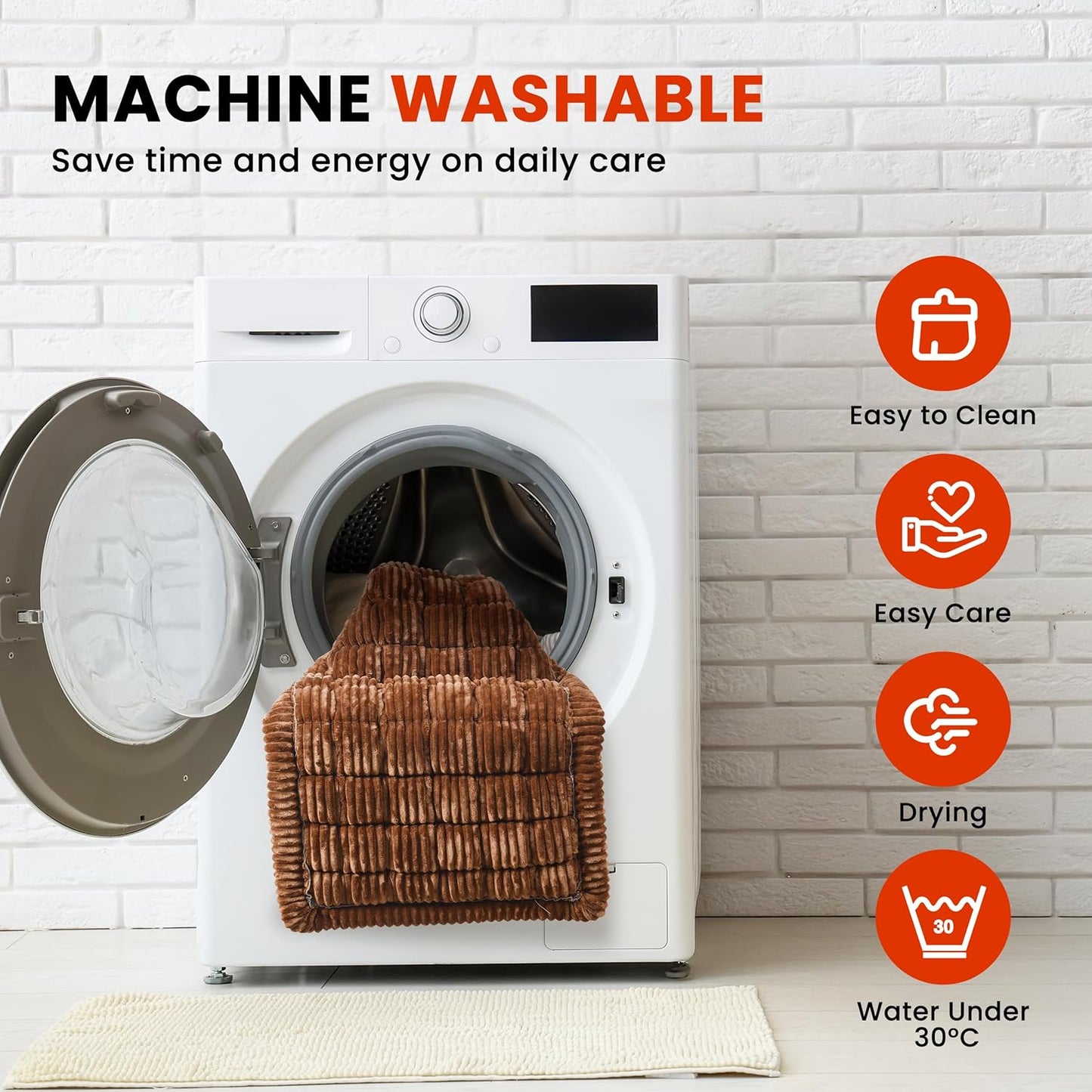 Backseat Dog Bed Mat for Car, Non-Slip Dog Bed for Car Back Seat, Soft & Cozy Dogs Blanket, Washable Travel Pet Mat Seat Protector for Cars, SUVs, Trucks