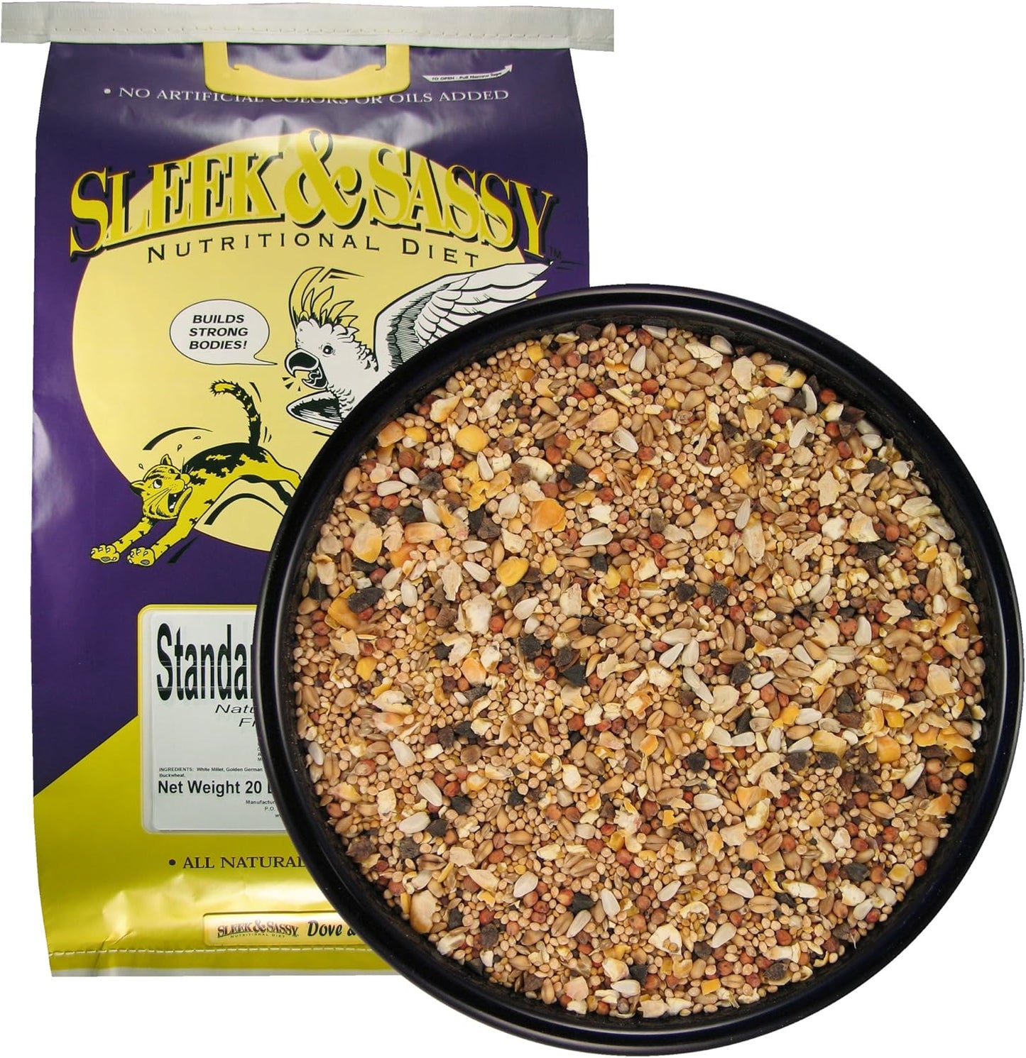SLEEK & SASSY Dove & Quail Bird Food (20 lbs.)