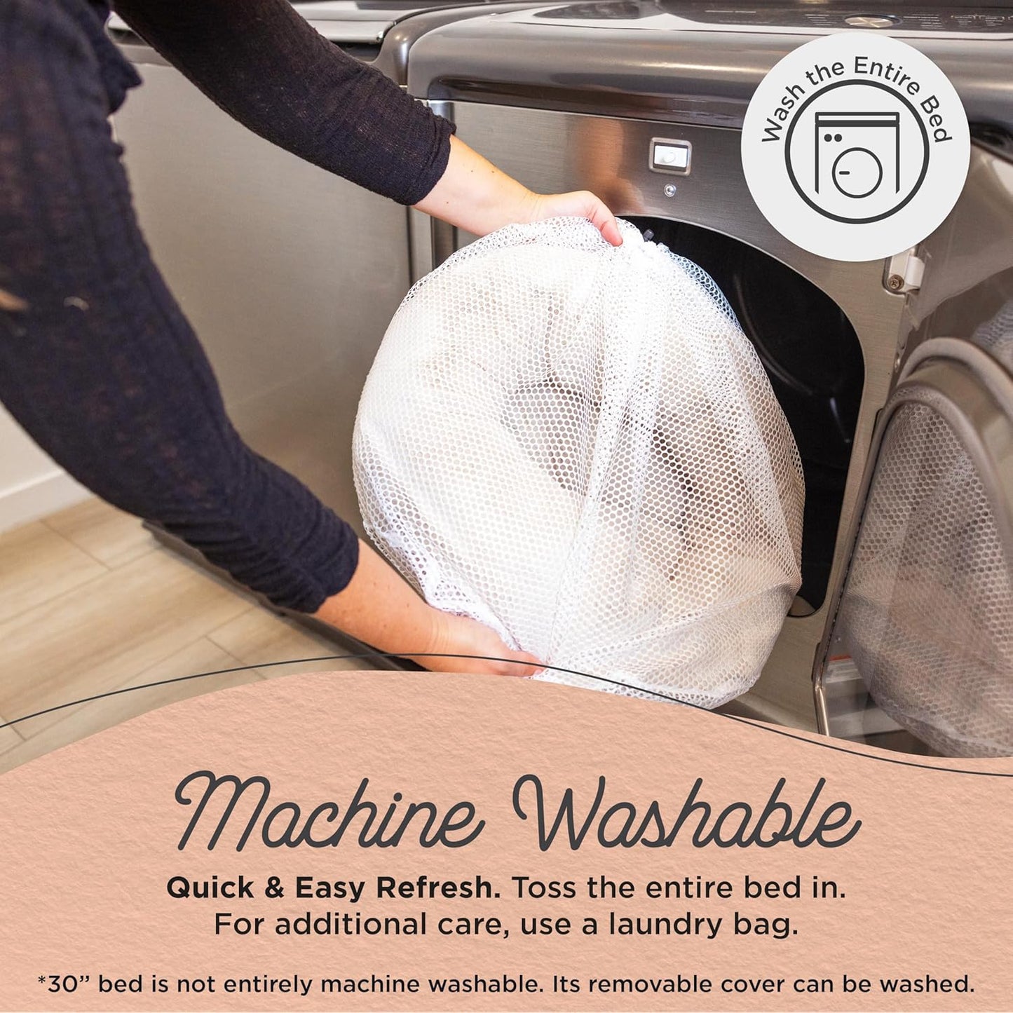 Best Friends by Sheri SnuggleSoft Faux Fur Calming Donut Bed for Dogs and Cats, Brown, Extra Small, 18x18