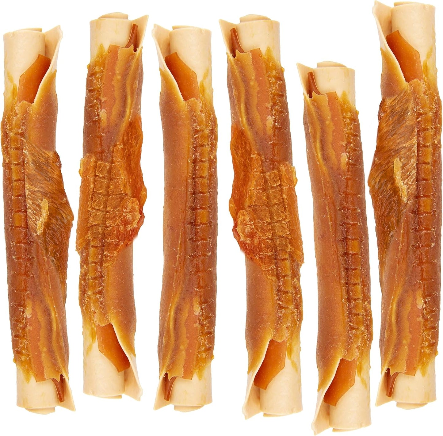 DreamBone Triple Flavor Rolls 6 Count, Rawhide-Free Chews for Dogs