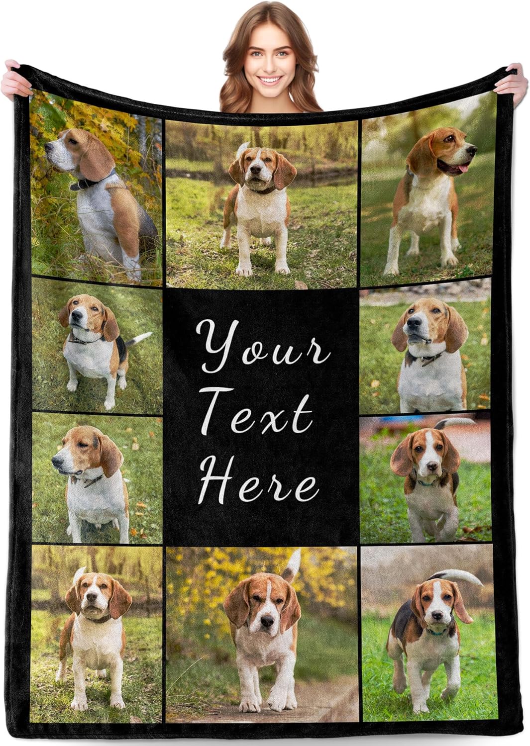 Funny DIY Personalized Pet Memorial Blanket with Photo Pet Memorial Gifts for Dogs Cats Loss of Dog Sympathy Gift Dog Bereavement Remembrance Pets Loss Gifts Custom Dogs Picture Blanket