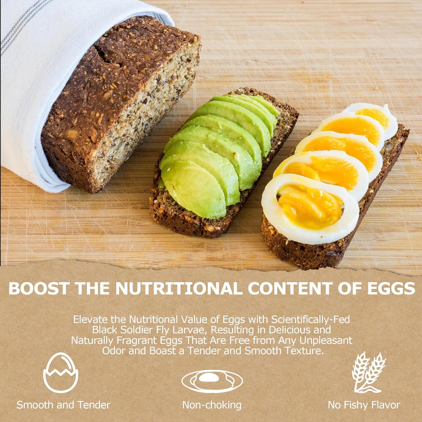 1LB Non-GMO Dried Black Soldier Fly Larvae, Superior Calcium Boost for Chickens, Better Than Dried Mealworms, Poultry Feed Ideal for Molting & Laying Hens, Wild Birds, Ducks | Top Grade BSF