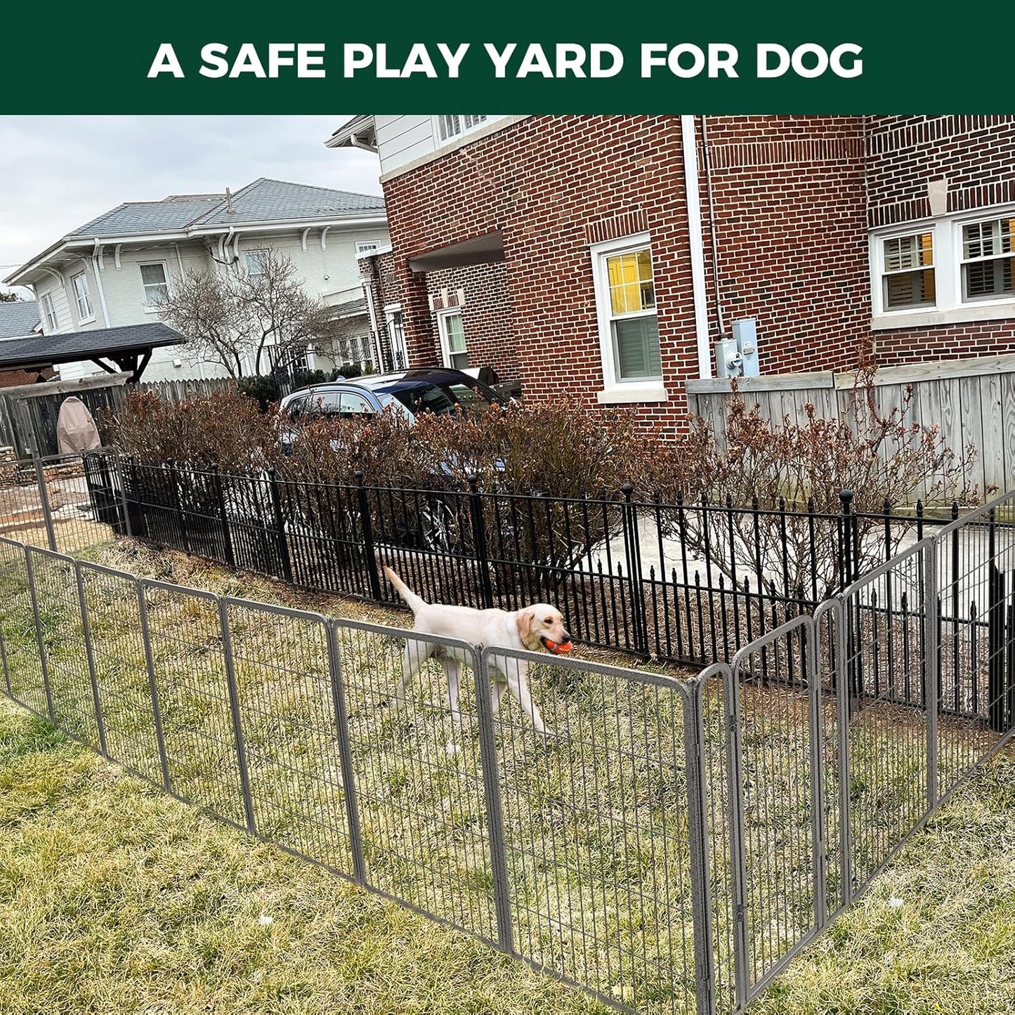 FXW Aster Dog Playpen Designed for Yard, 40inch 8 Panels