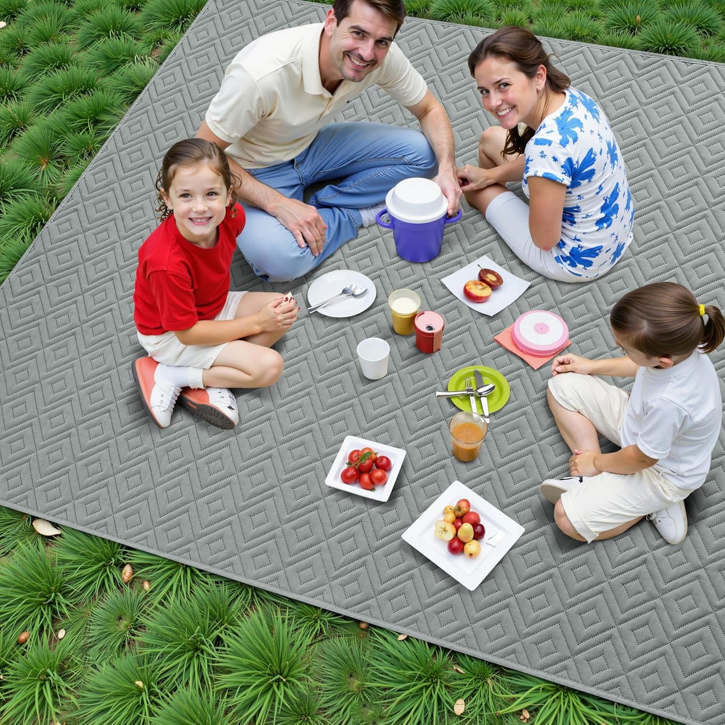 hyha Waterproof Dog Blanket, Soft Pet Bed Blankets, Waterproof Sofa Couch Cover for Dogs Washable, Reversible Pet Couch Covers for Sofa Furniture (40x50 Inch, Grey/Dark Grey)