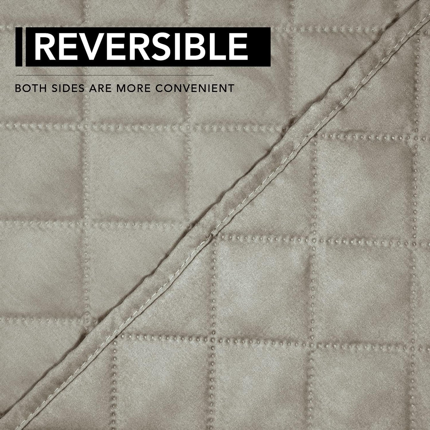 Easy-Going Oversized Recliner Chair Slipcover Reversible Sofa Cover Water Resistant Couch Cover Furniture Protector with Elastic Straps for Pets Dog (Oversized Recliner, Beige/Beige)