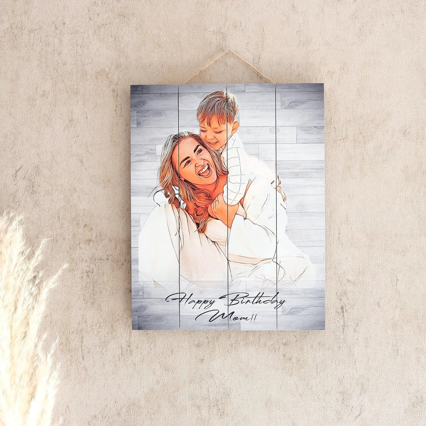 Custom Photo Printed on Wood, Personalized Wooden Photo Print, Valentine’s Day Gift for Him or Her, Picture Frames Personalized, Home Wall Decor