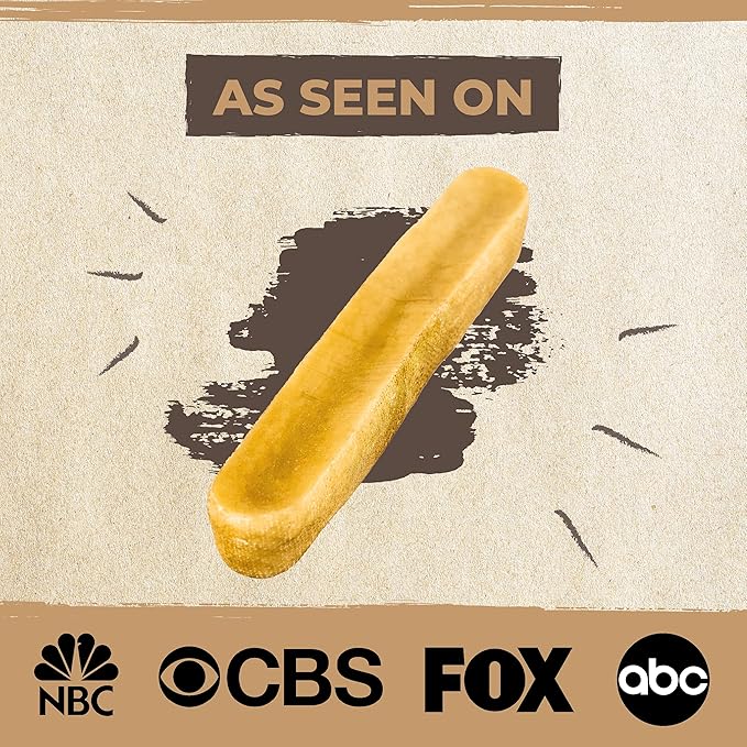 Mighty Paw Yak Cheese Chews for Dogs | All-Natural Long Lasting Pet Treats. Odorless and Great for Oral Health. Limited-Ingredient Chews for Puppies & Power-Chewers (Monster, 1 Pack)