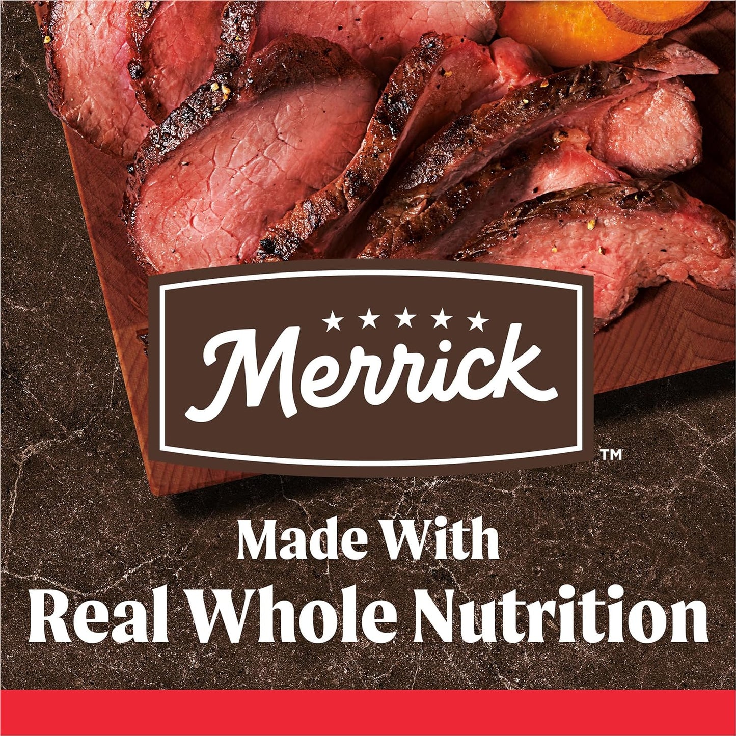 Merrick Premium Grain Free Dry Adult Dog Food, Wholesome And Natural Kibble With Beef, Bison And Sweet Potato - 4.0 lb. Bag