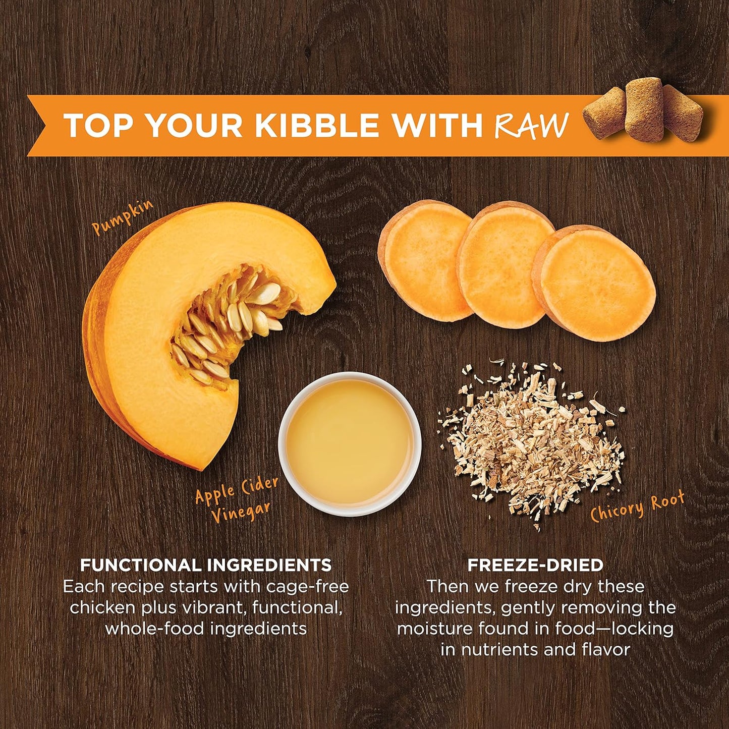 Instinct Raw Boost Mixers Gut Health Freeze-Dried Dog Food Topper, 5.5 oz. Bag