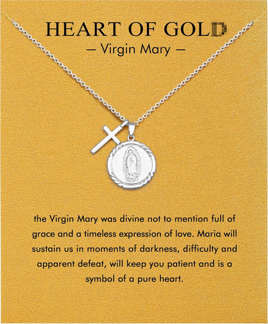 Baydurcan Pendant Necklace for Women Evil Eye Ankh Bow Necklace for Friends Sister Birthday Just Because Christmas Gifts